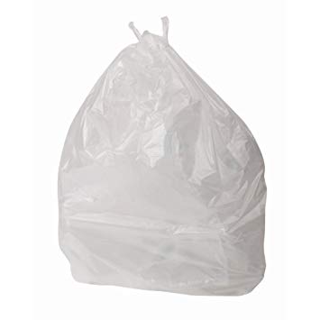 Extra Heavy Duty White Swing Bin Liners 13 x 23 x 30''